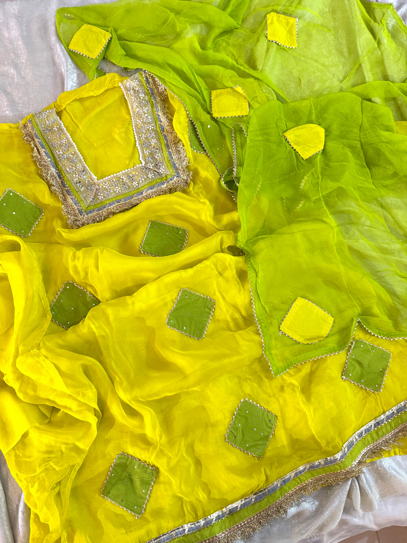 DESIGNER SUIT unstiched |  | Karishma Emporium | Elegance in Making Pure Zardozi Women wear