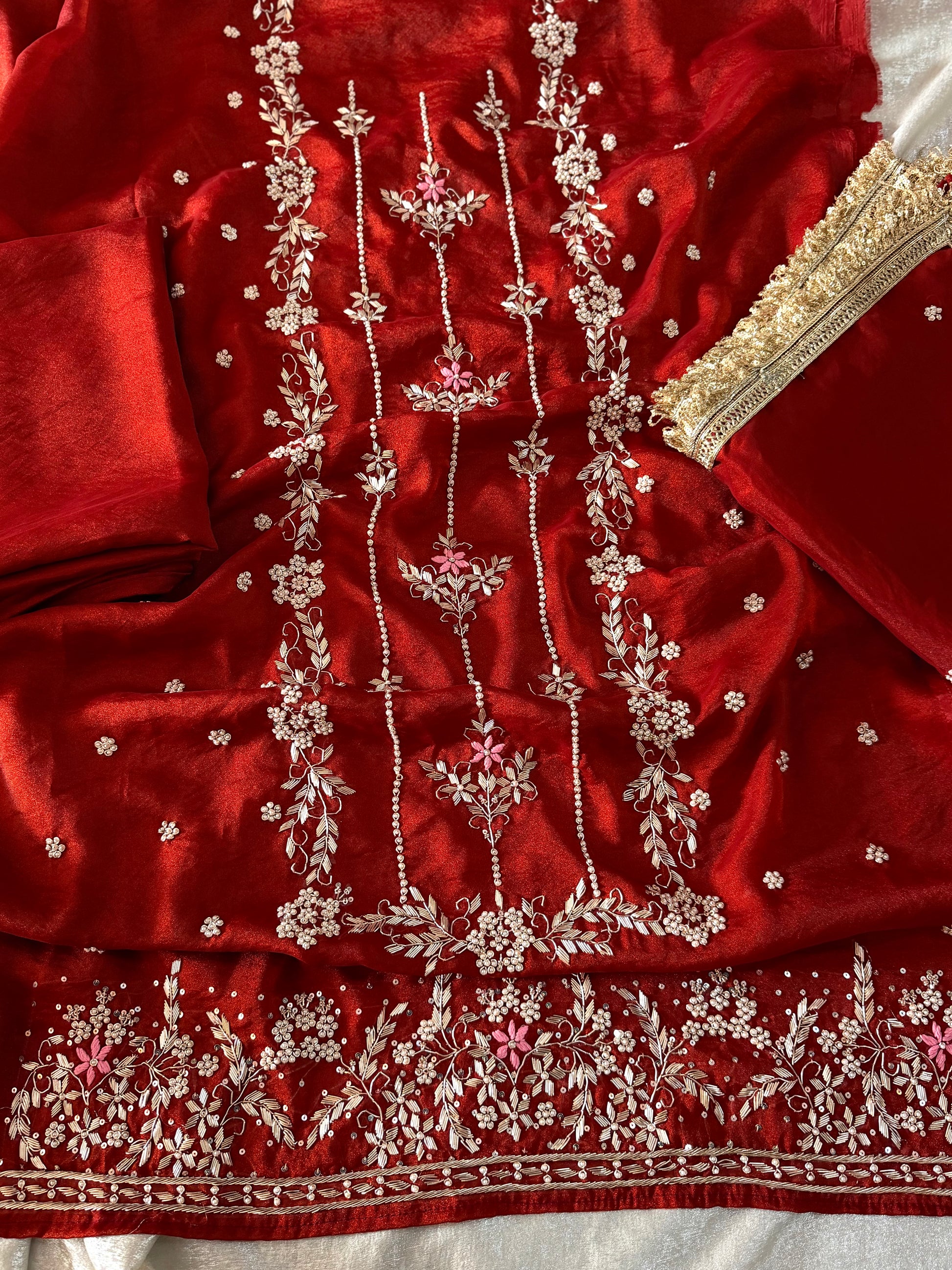 Pure zardozi work suit |  | Karishma Emporium | Elegance in Making Pure Zardozi Women wear