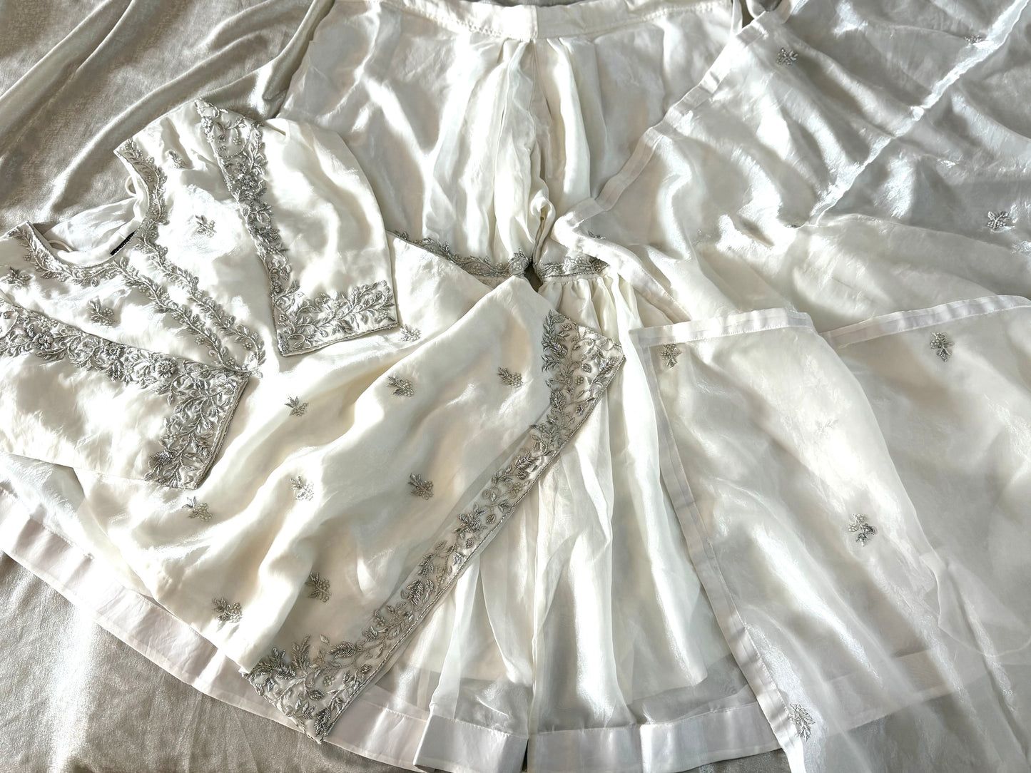 ANTIQUE ZARDOZI GHARARA