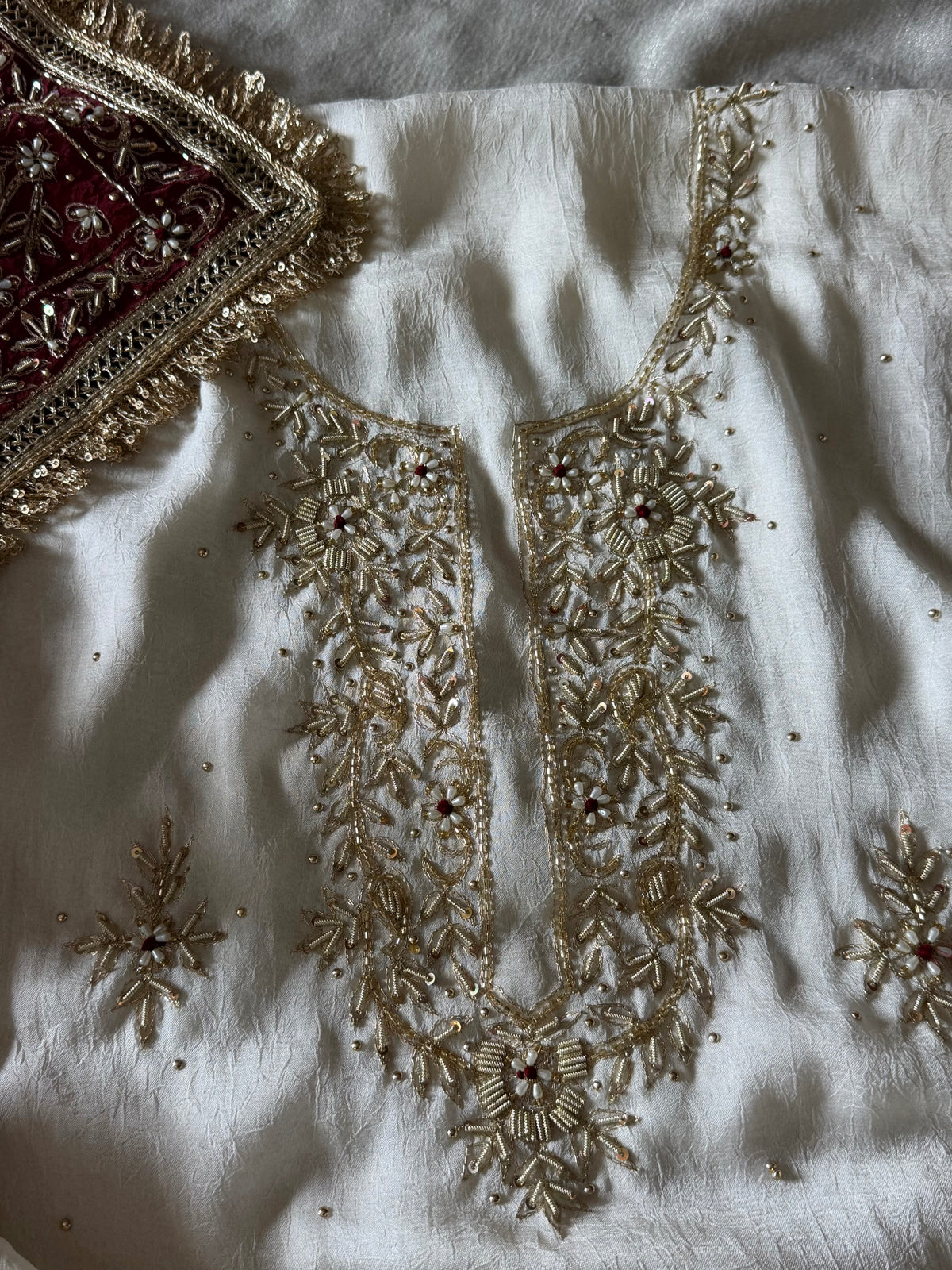 BEAUTIFUL DABKA WORK SUIT