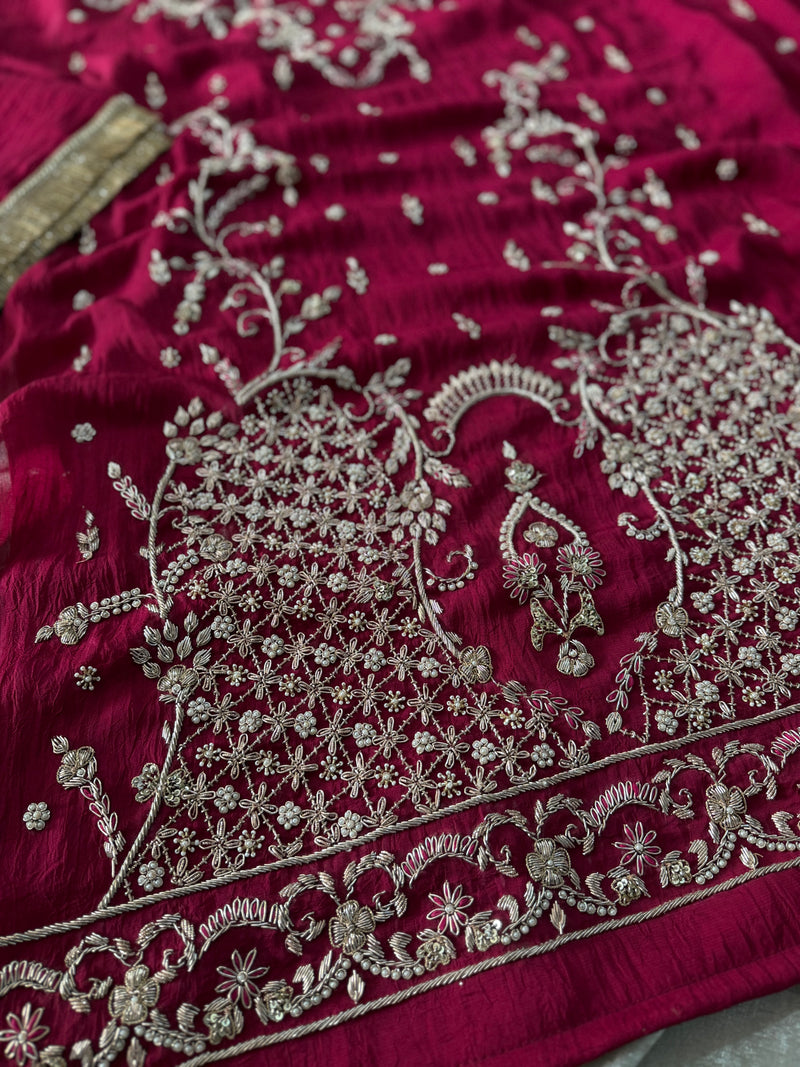 PREMIUM ZARDOZI SUITS |  | Karishma Emporium | Elegance in Making Pure Zardozi Women wear