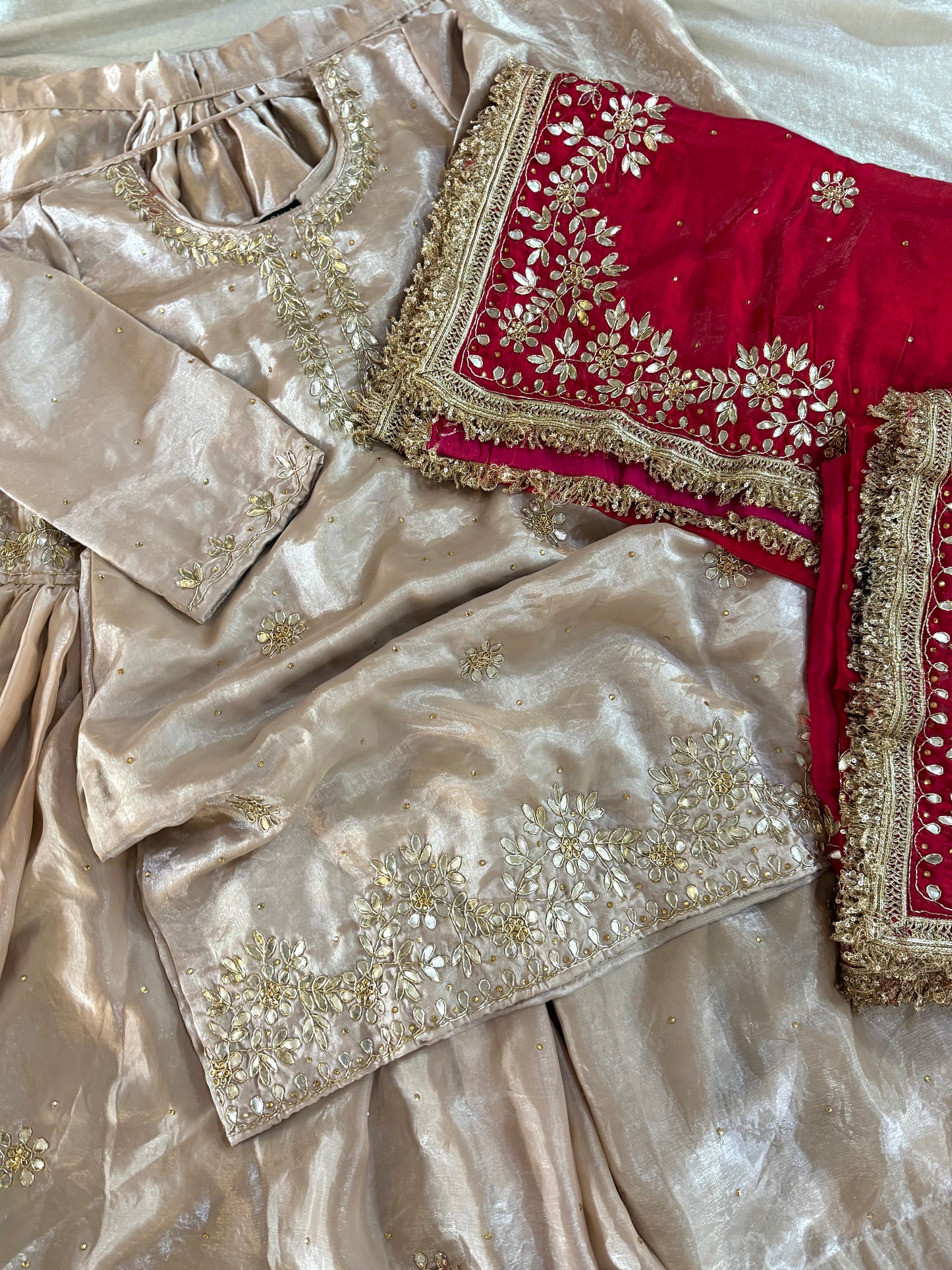 BEAUTIFUL HANDWORK GHARARA