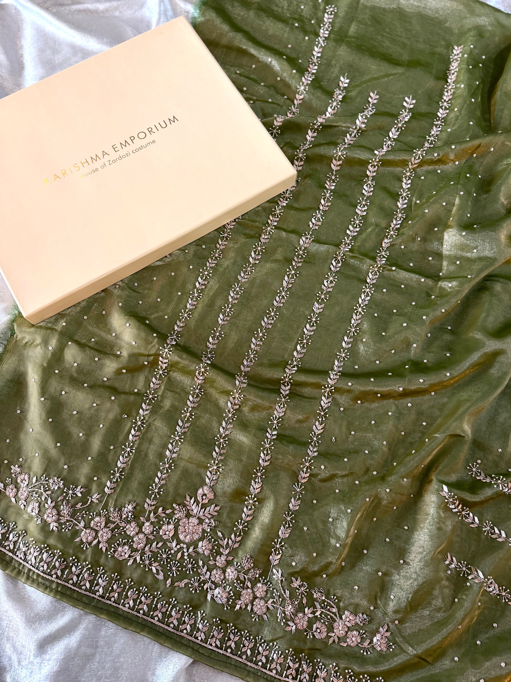 PURE DABKA WORK SUITS |  | Karishma Emporium | Elegance in Making Pure Zardozi Women wear