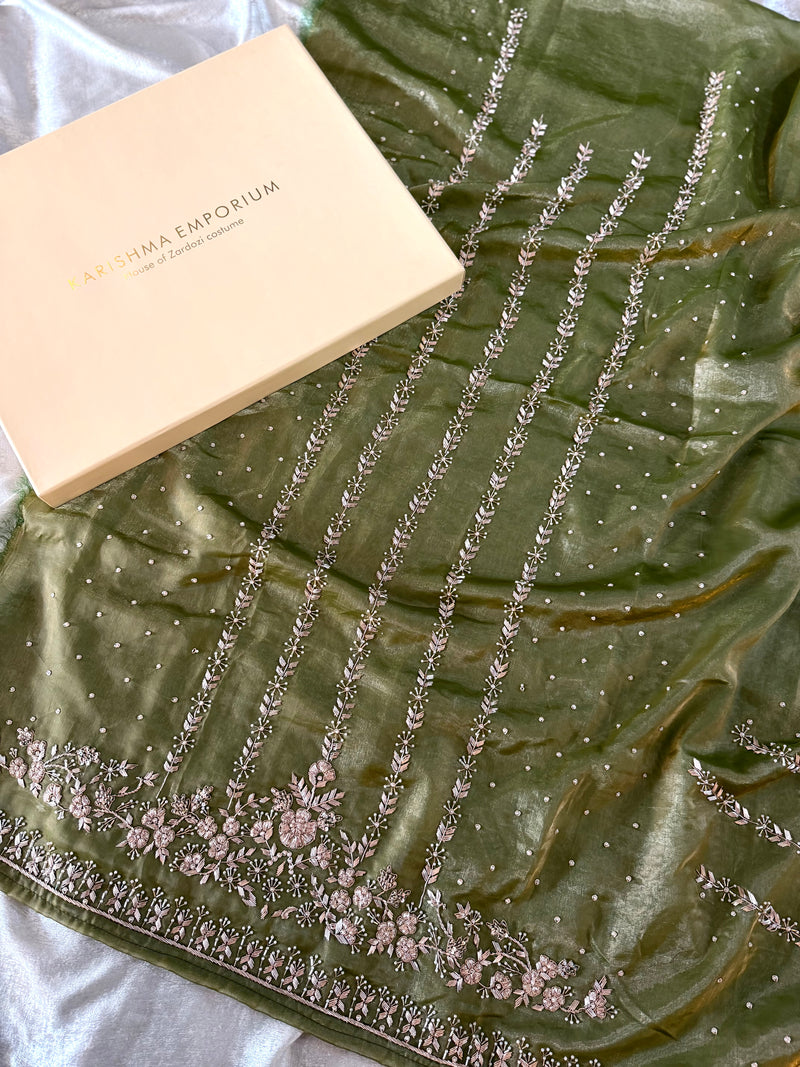 PURE DABKA WORK SUITS |  | Karishma Emporium | Elegance in Making Pure Zardozi Women wear