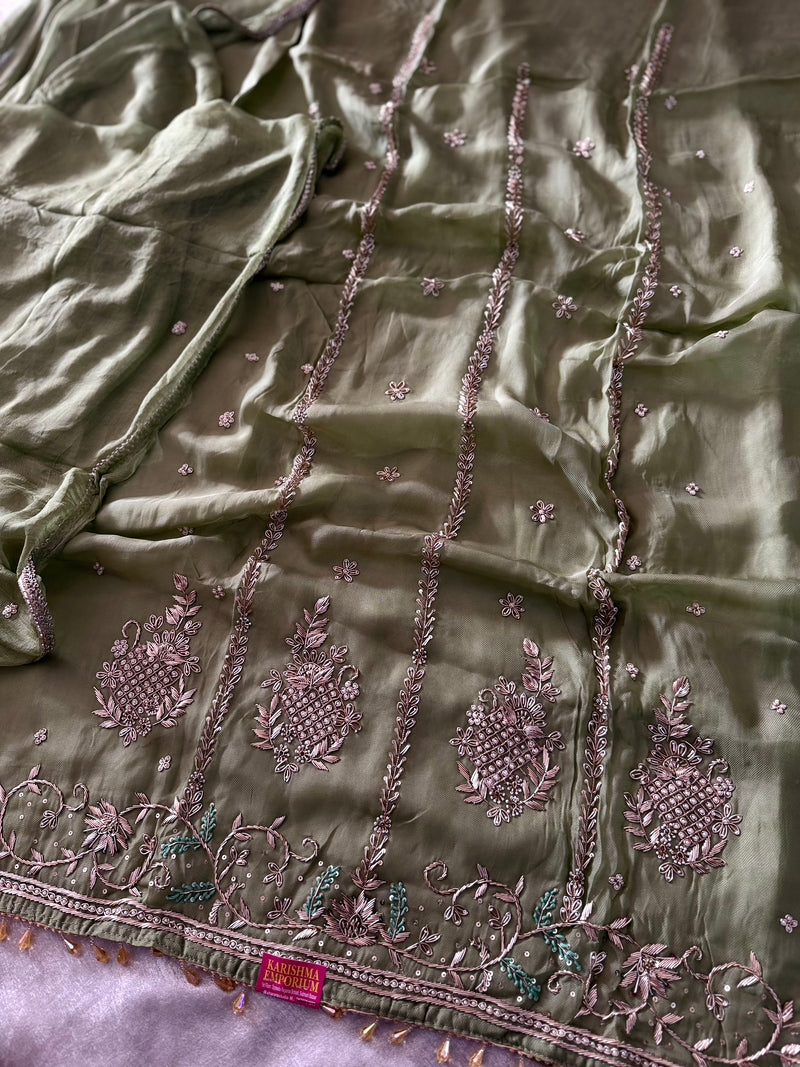 ZARDOZI SUITS |  | Karishma Emporium | Elegance in Making Pure Zardozi Women wear
