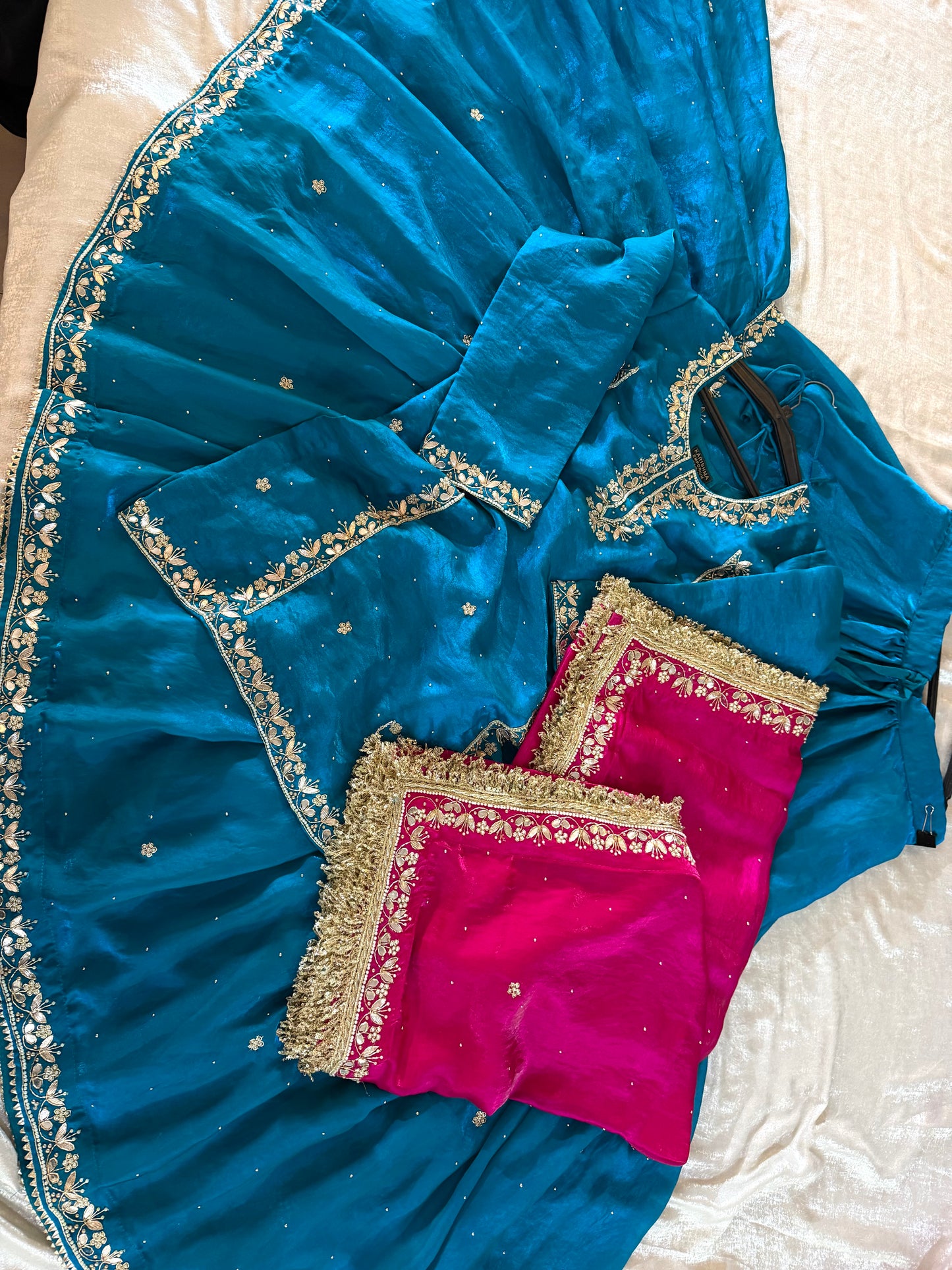 BEAUTIFUL GHARARA IN DABKA WORK
