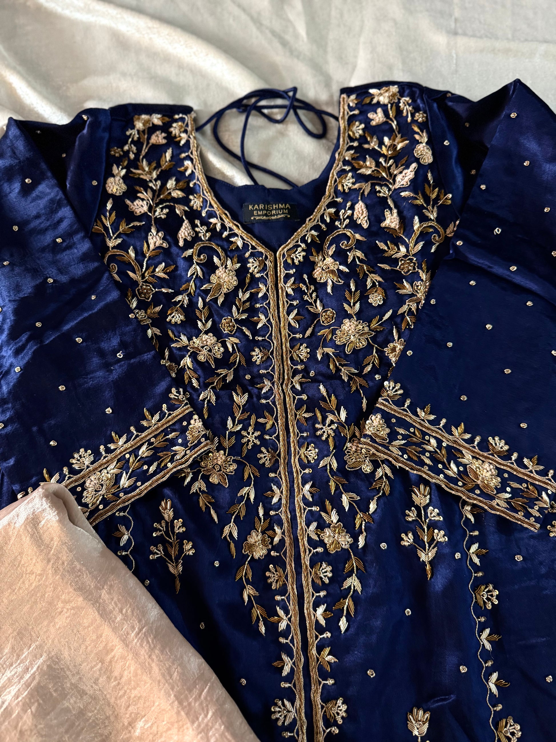 ZARDOZI GHARARA |  | Karishma Emporium | Elegance in Making Pure Zardozi Women wear