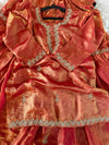 RUST GHARARA IN DABKA WORK