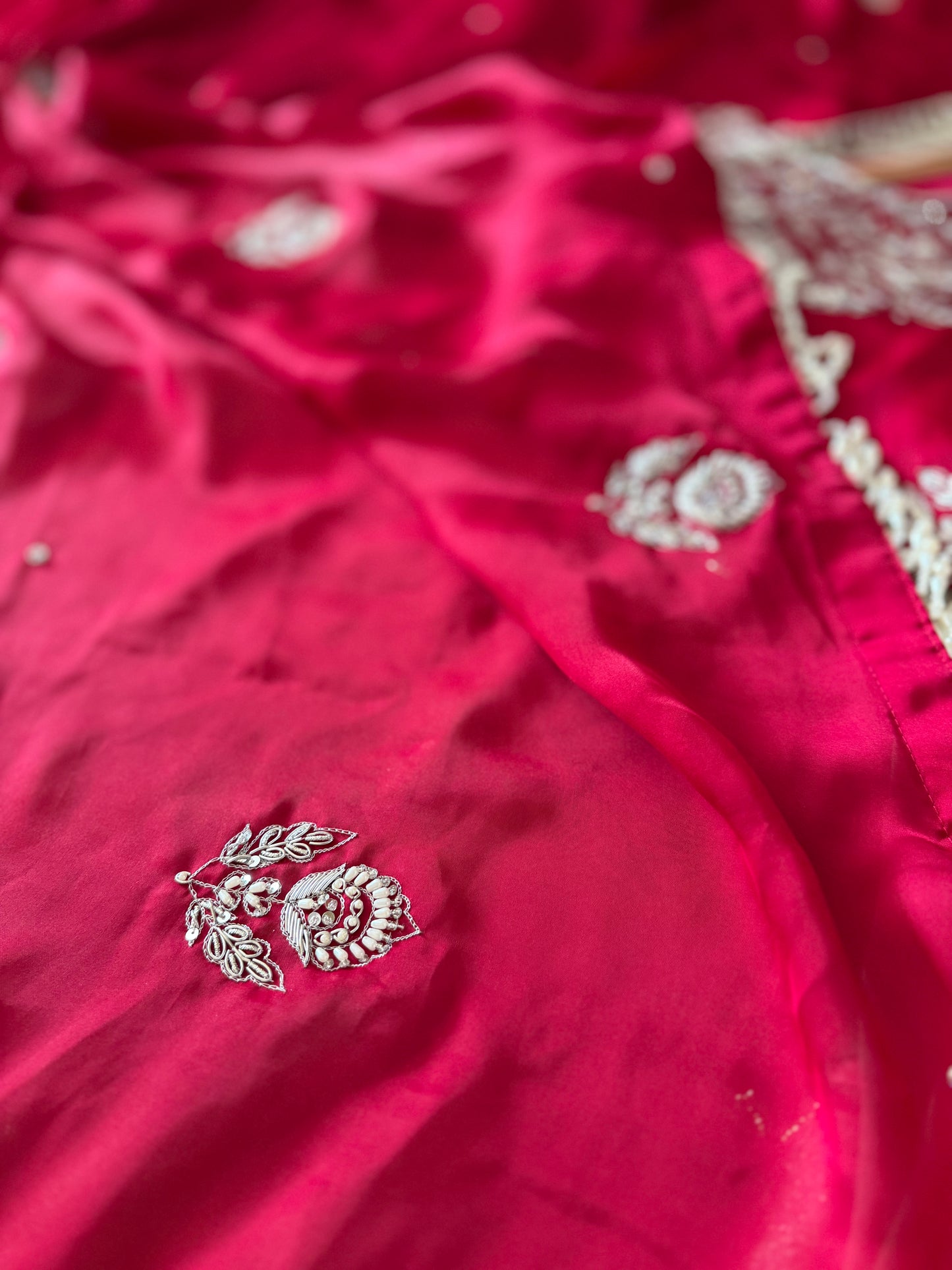 BEAUTIFUL HANDWORK ANARKALI IN CHOLI WORK