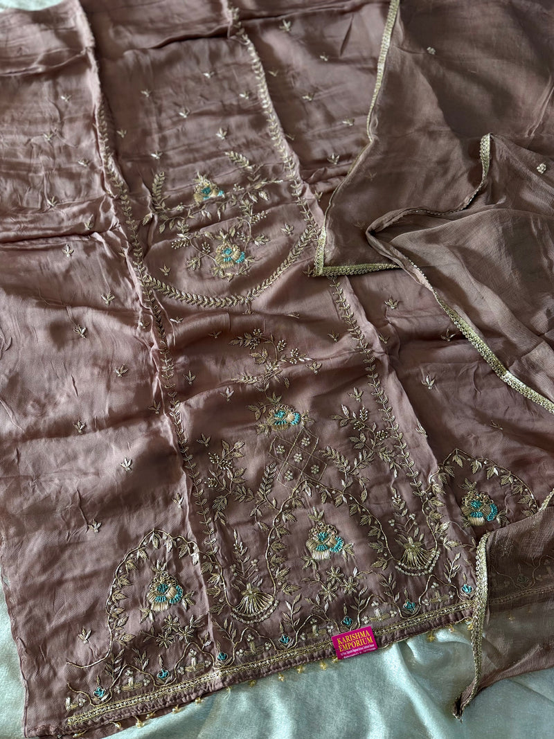 PURE DABKA SUITS |  | Karishma Emporium | Elegance in Making Pure Zardozi Women wear