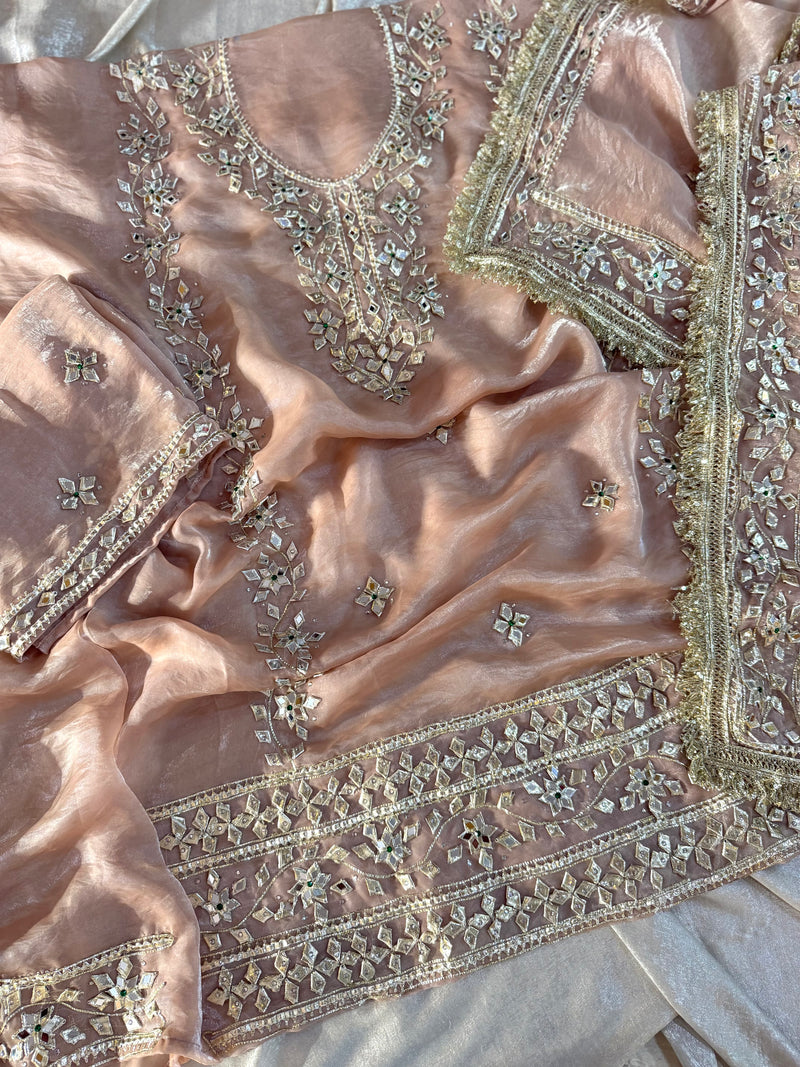 NEW GOTA PATTI SUITS |  | Karishma Emporium | Elegance in Making Pure Zardozi Women wear