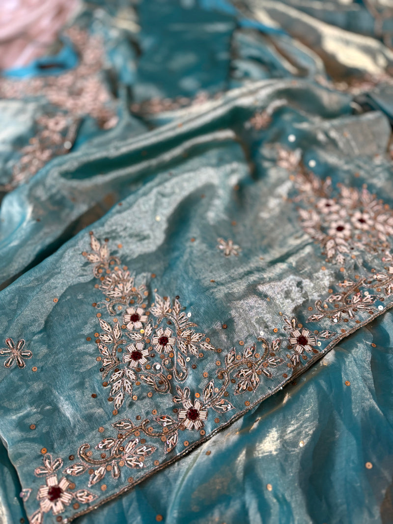 DABKA GHARARA |  | Karishma Emporium | Elegance in Making Pure Zardozi Women wear