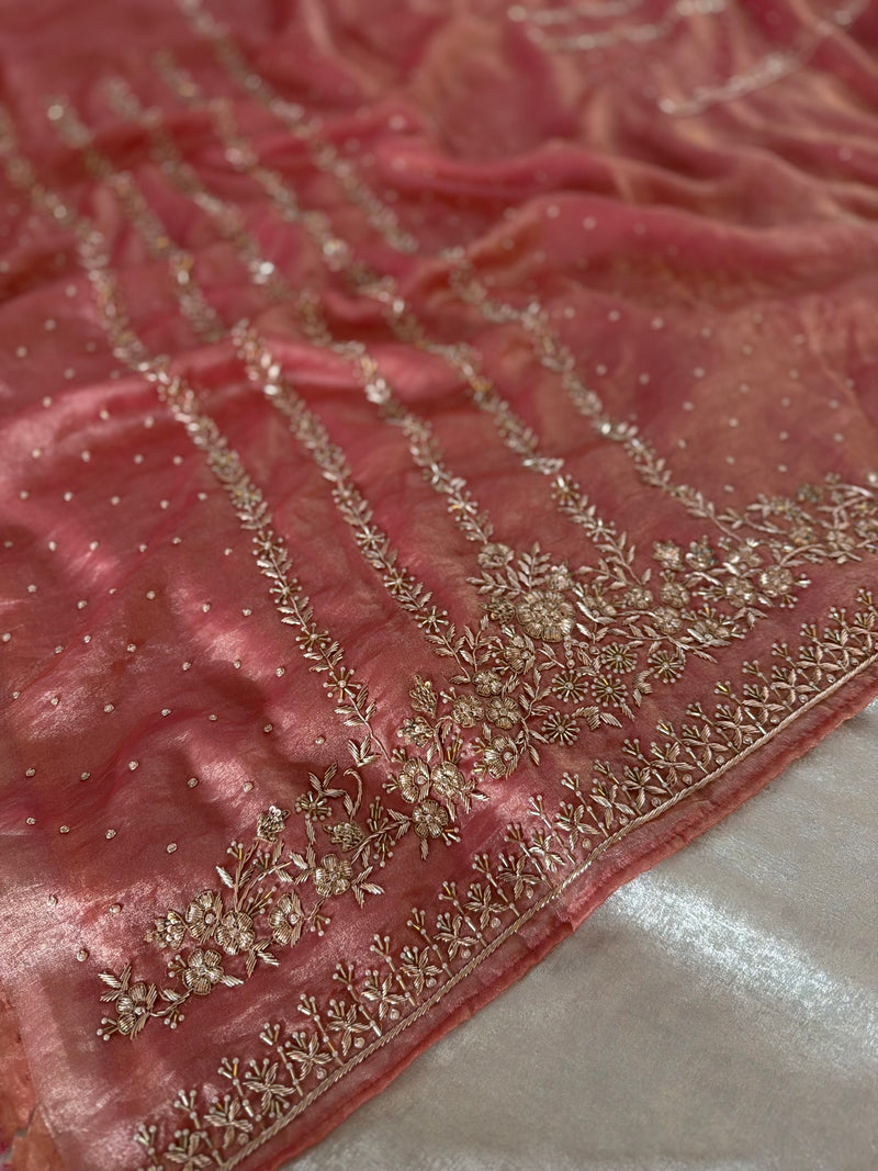 PURE DABKA WORK SUITS |  | Karishma Emporium | Elegance in Making Pure Zardozi Women wear