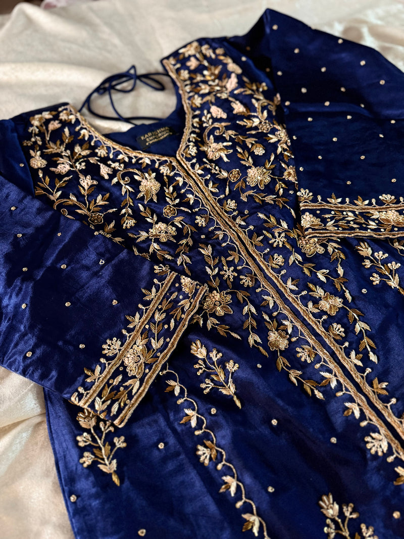ZARDOZI GHARARA |  | Karishma Emporium | Elegance in Making Pure Zardozi Women wear