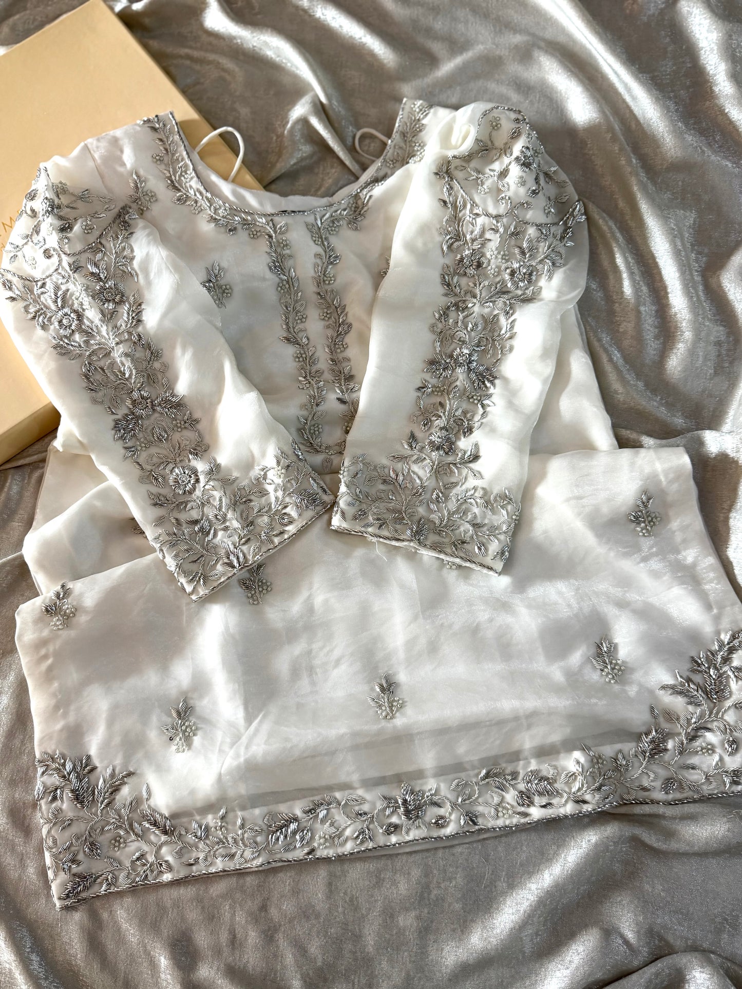 ANTIQUE ZARDOZI GHARARA