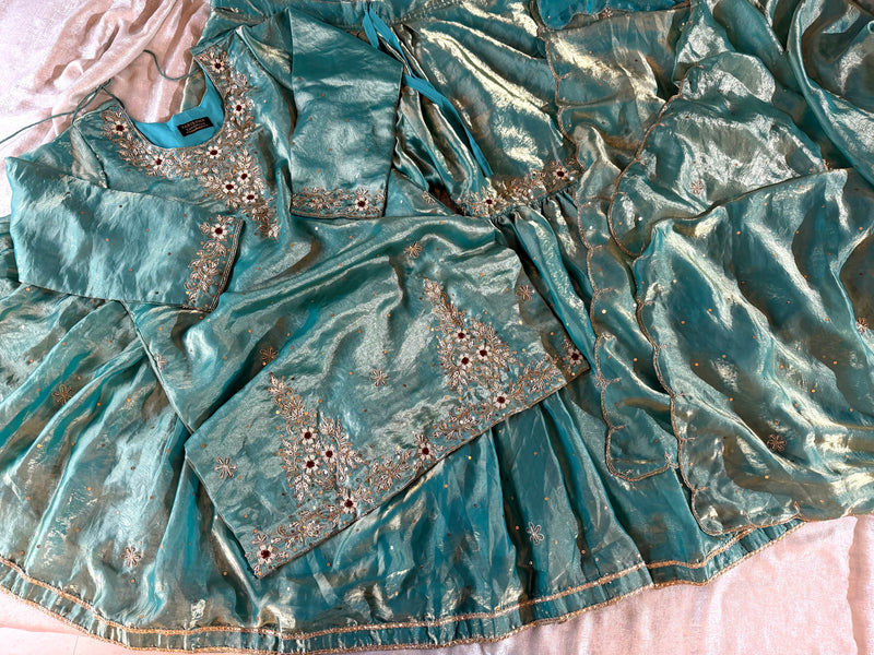 DABKA GHARARA |  | Karishma Emporium | Elegance in Making Pure Zardozi Women wear