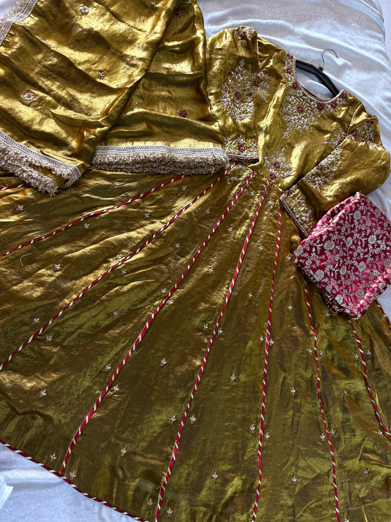 ZARDOZI ANARKALI |  | Karishma Emporium | Elegance in Making Pure Zardozi Women wear