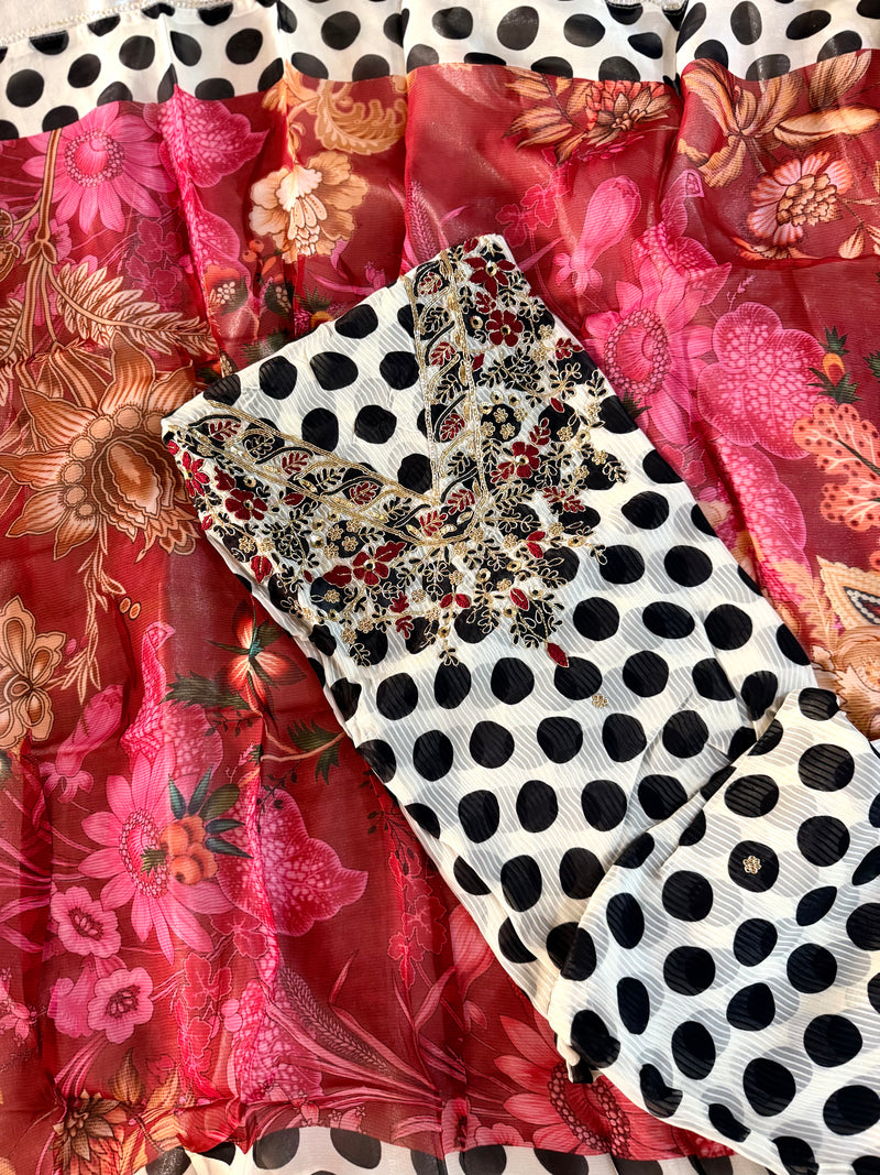 PUNJABI UNSTITCHED SUIT |  | Karishma Emporium | Elegance in Making Pure Zardozi Women wear