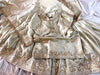 BEAUTIFUL HANDWORK GHARARA IN IVORY PISTA COLOUR