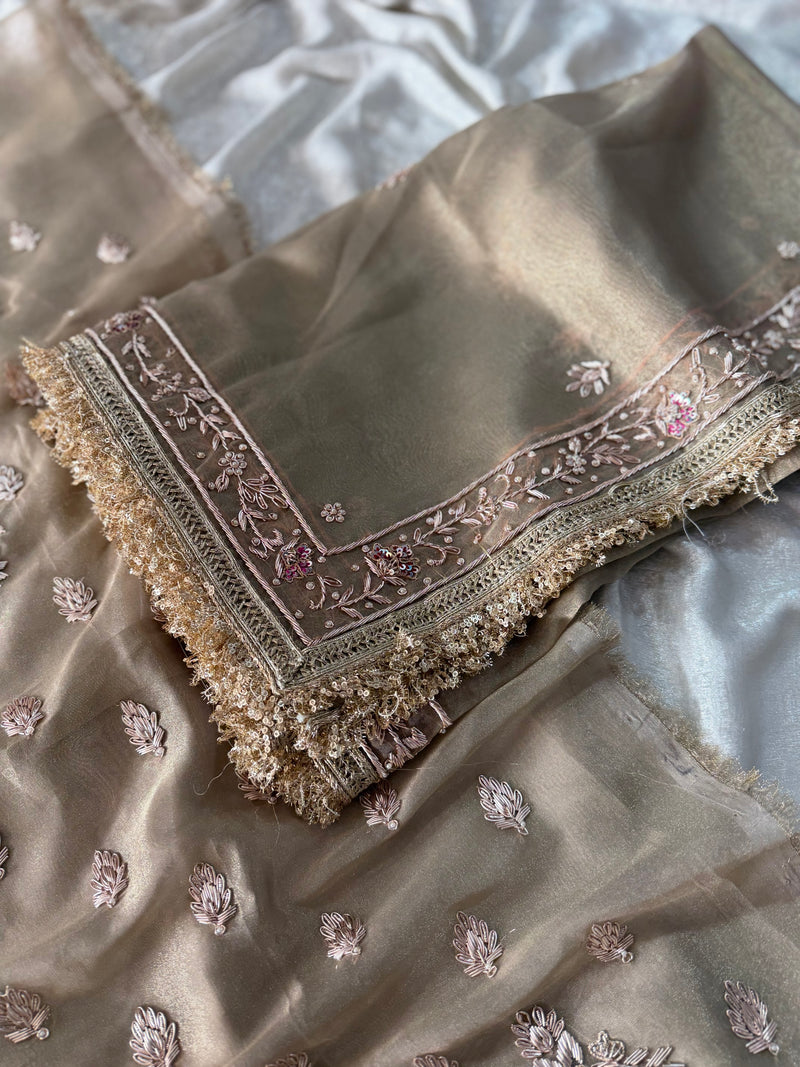 PURE DABKA WORK SUIT |  | Karishma Emporium | Elegance in Making Pure Zardozi Women wear