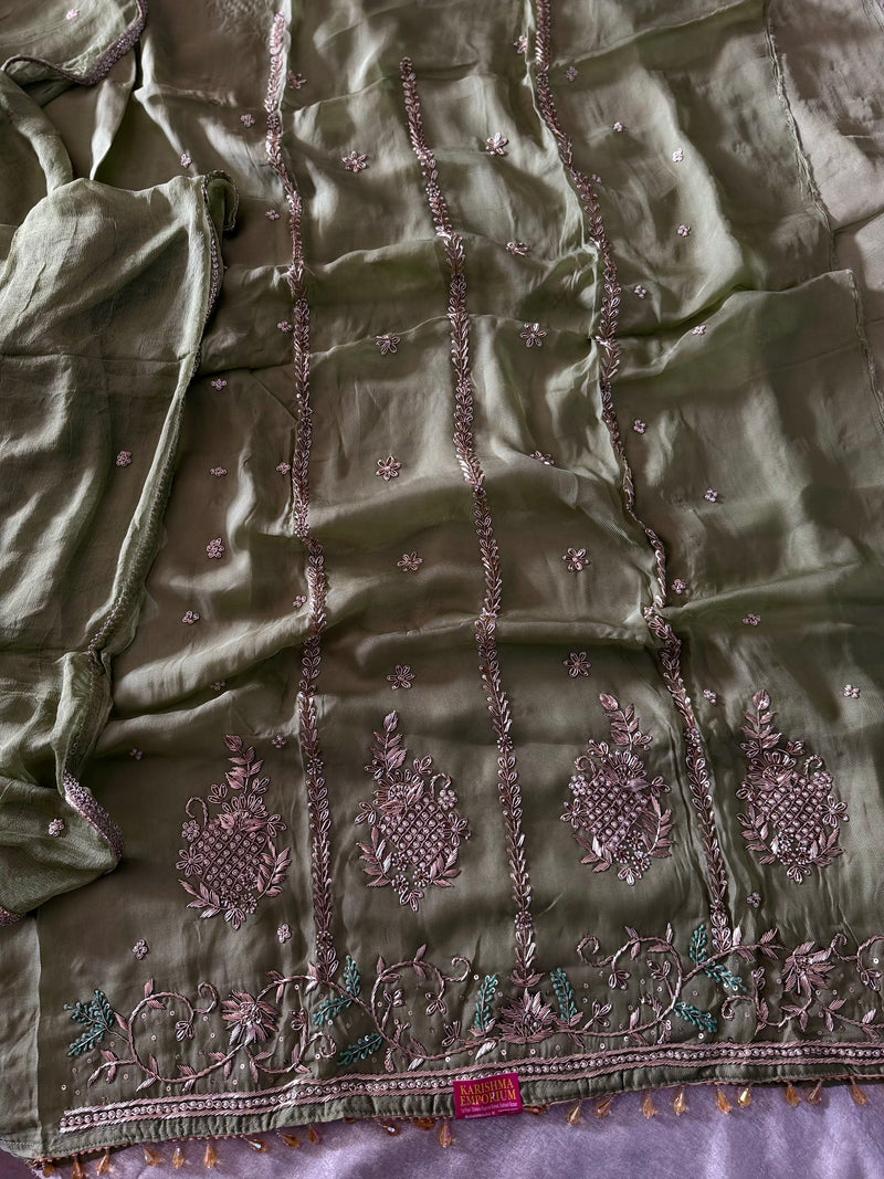 ZARDOZI SUITS |  | Karishma Emporium | Elegance in Making Pure Zardozi Women wear