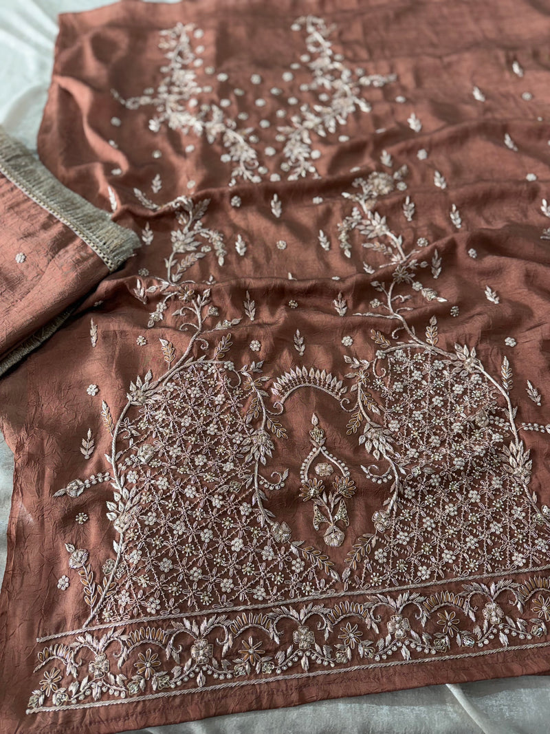 PREMIUM ZARDOZI SUITS |  | Karishma Emporium | Elegance in Making Pure Zardozi Women wear