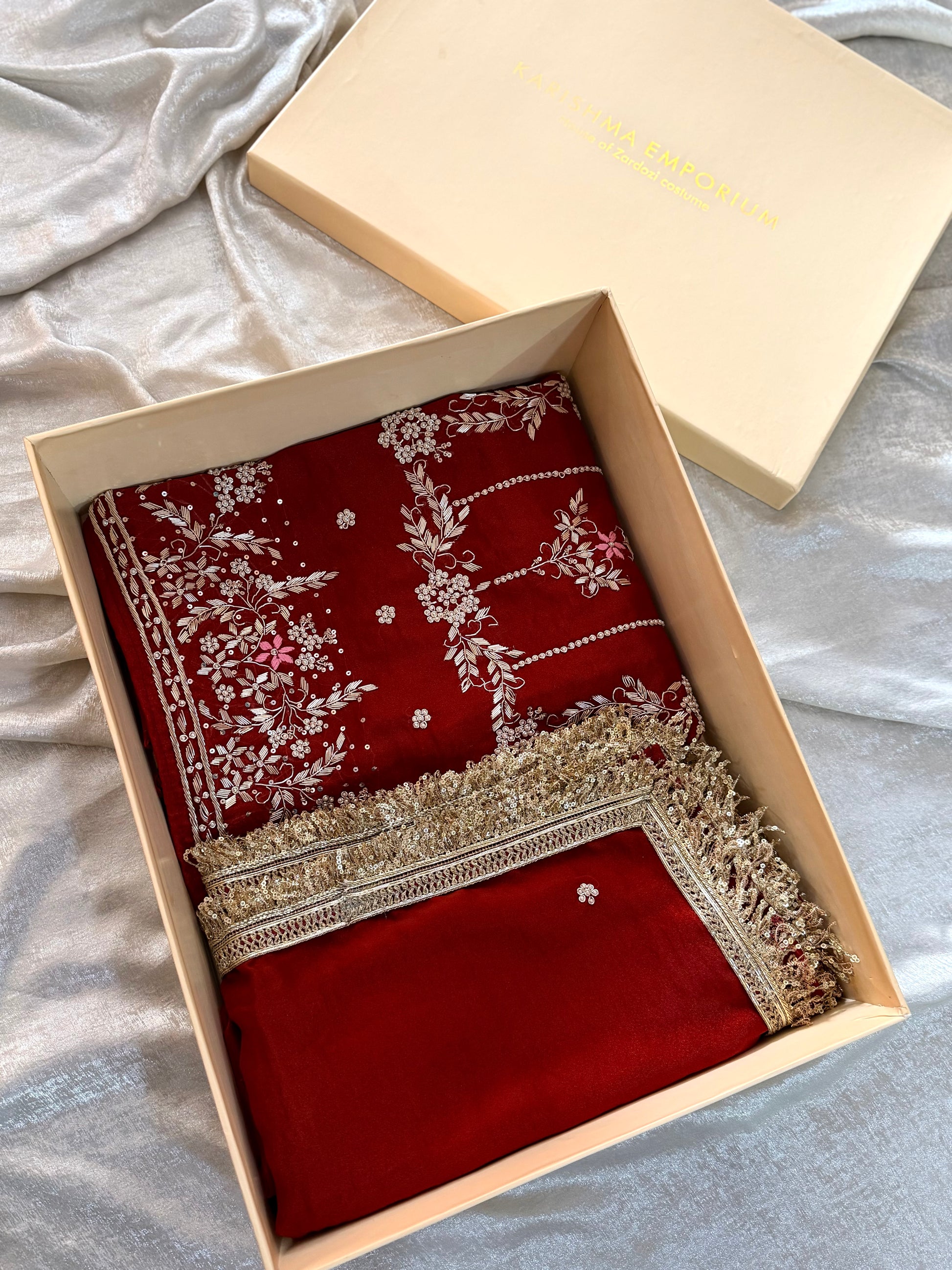 Pure zardozi work suit |  | Karishma Emporium | Elegance in Making Pure Zardozi Women wear
