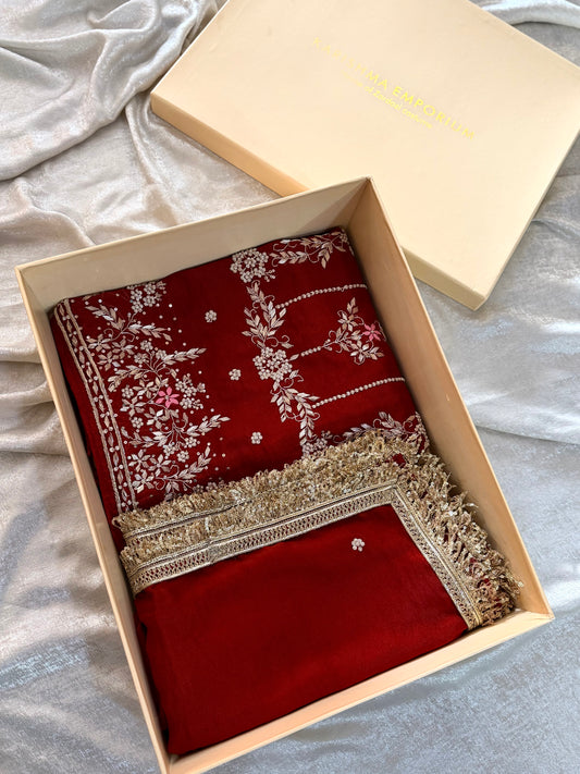 Pure zardozi work suit |  | Karishma Emporium | Elegance in Making Pure Zardozi Women wear