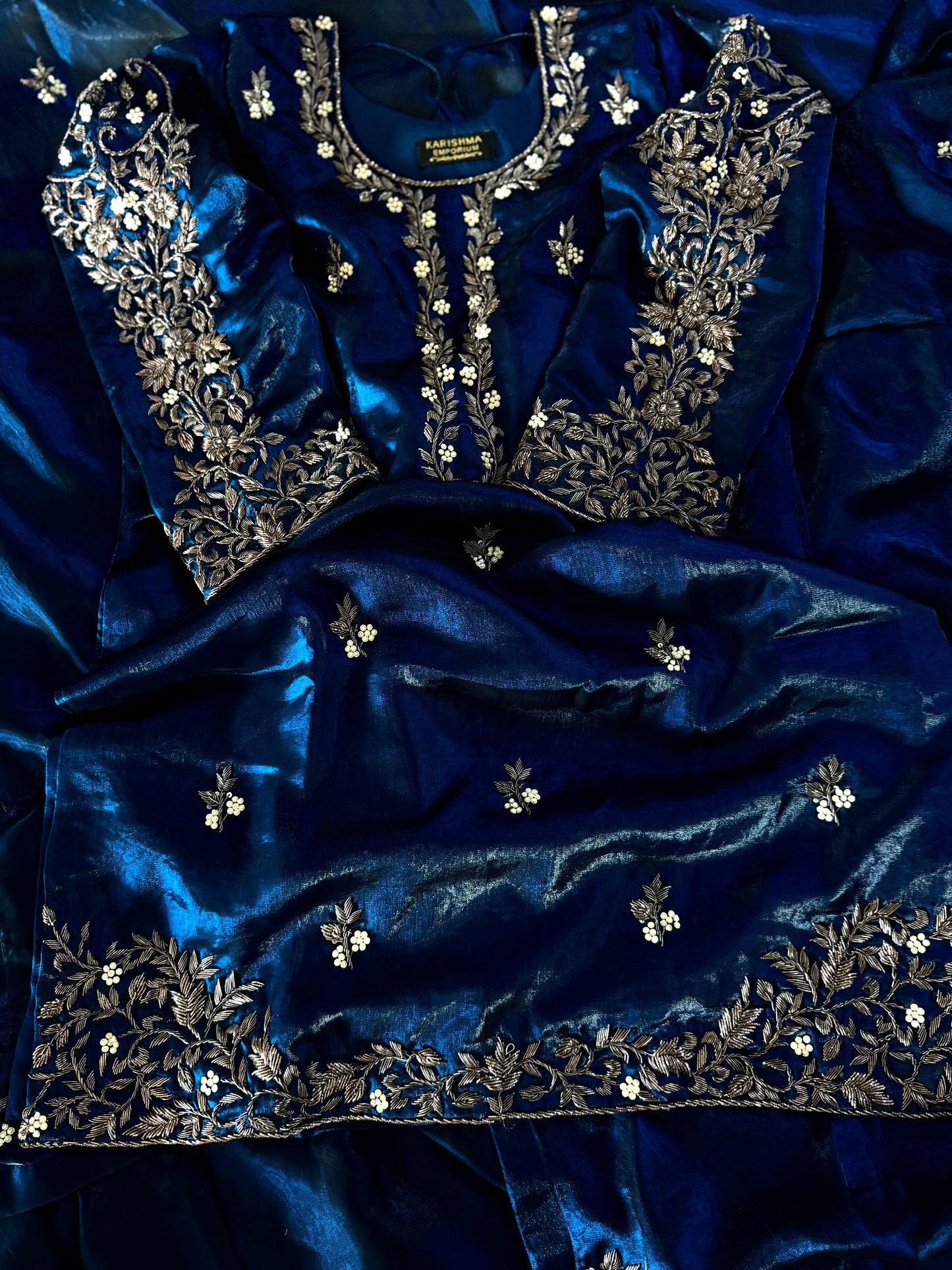 ANTIQUE ZARDOZI GHARARA