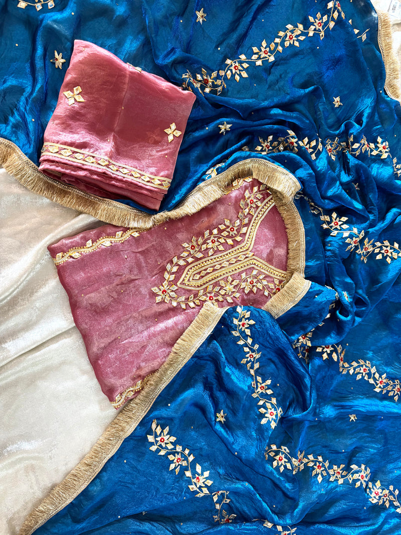 BEAUTIFUL GOTA PATTI |  | Karishma Emporium | Elegance in Making Pure Zardozi Women wear