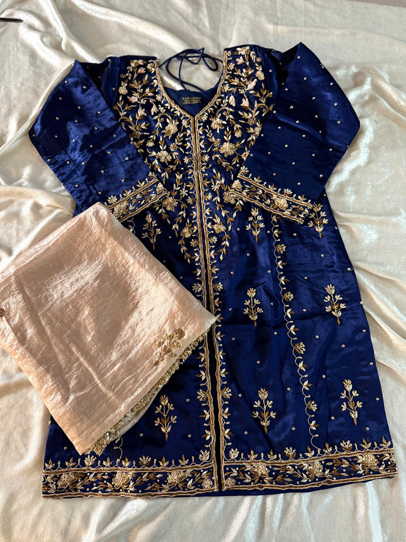 ZARDOZI GHARARA |  | Karishma Emporium | Elegance in Making Pure Zardozi Women wear