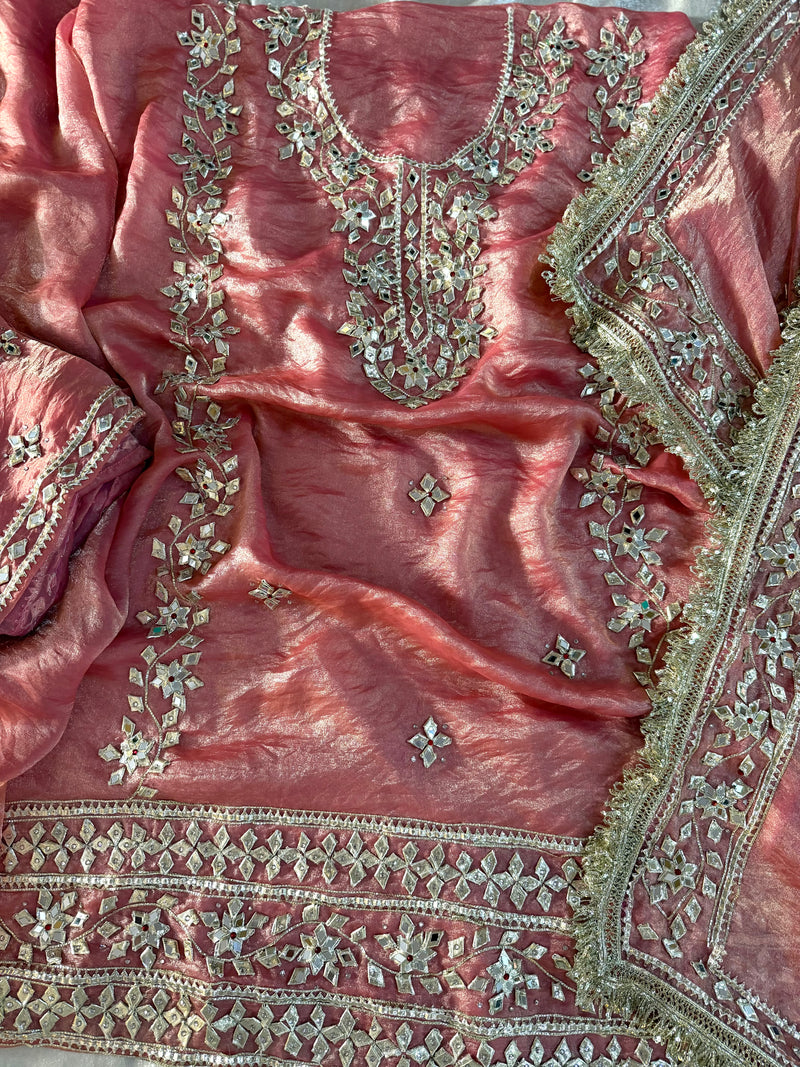 NEW GOTA PATTI SUITS |  | Karishma Emporium | Elegance in Making Pure Zardozi Women wear