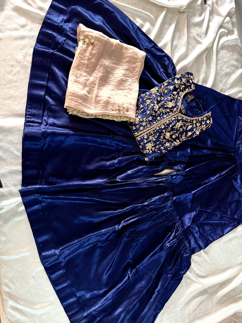 ZARDOZI GHARARA |  | Karishma Emporium | Elegance in Making Pure Zardozi Women wear