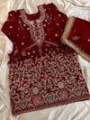 ZARDOZI PLAZO SET IN MAROON