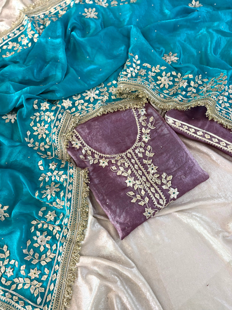 GOTA PATTI |  | Karishma Emporium | Elegance in Making Pure Zardozi Women wear