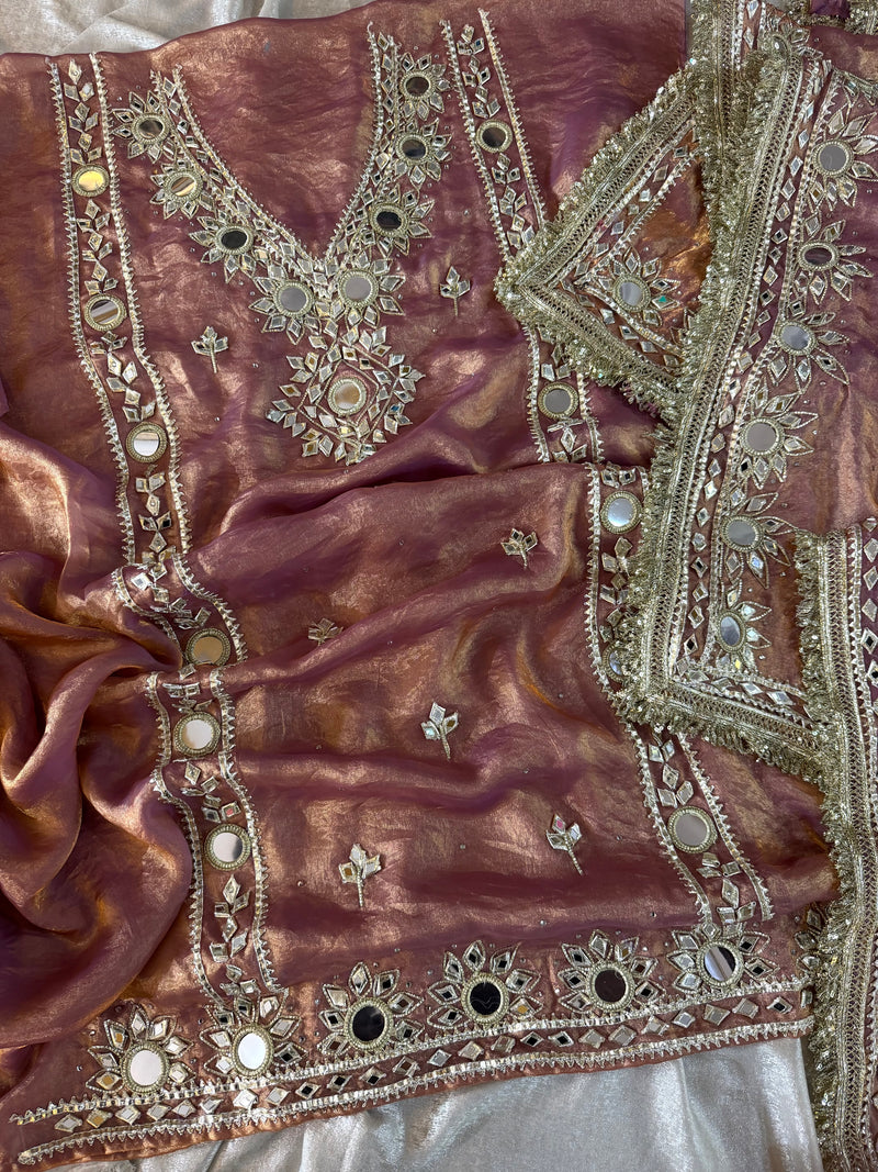 GOTA SUITS |  | Karishma Emporium | Elegance in Making Pure Zardozi Women wear