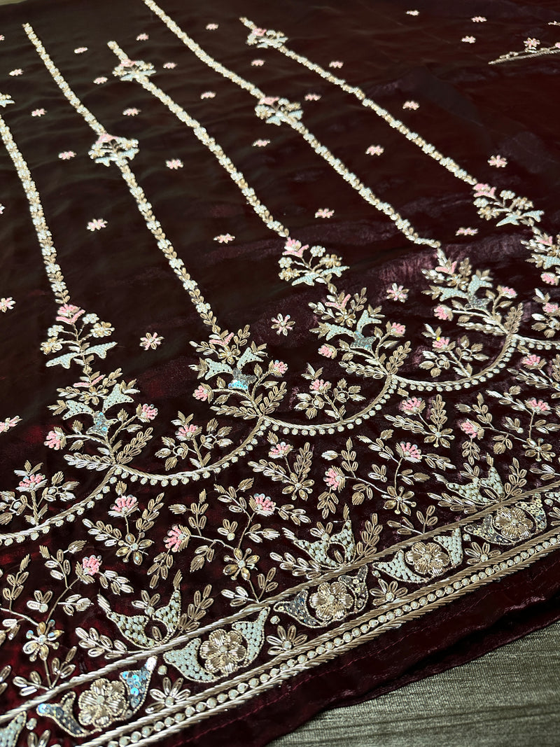 Zardozi Suit |  | Karishma Emporium | Elegance in Making Pure Zardozi Women wear