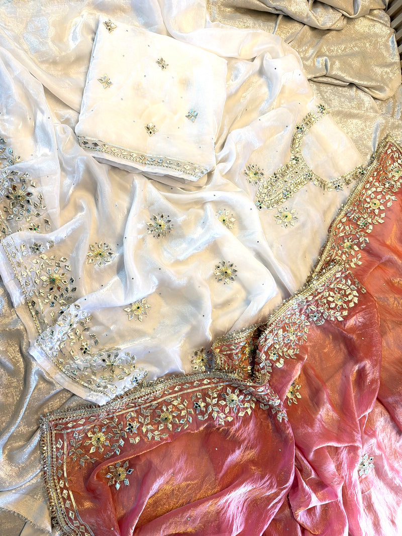 gota Patti suit |  | Karishma Emporium | Elegance in Making Pure Zardozi Women wear