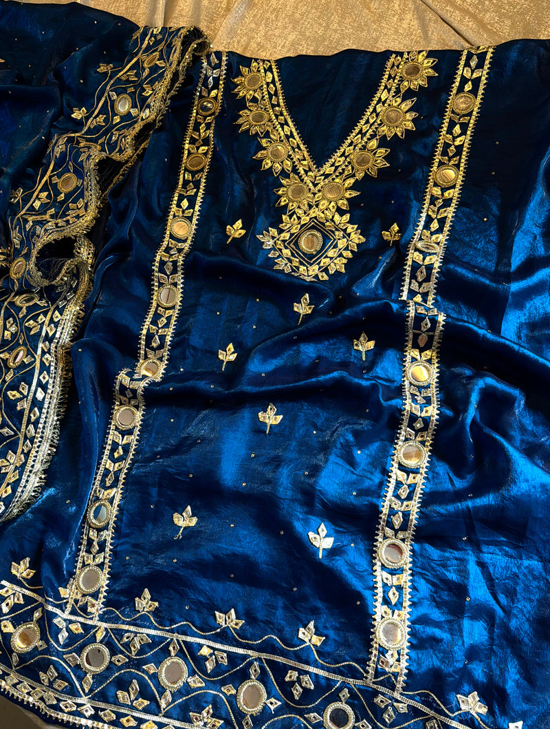 Gota Patti suit |  | Karishma Emporium | Elegance in Making Pure Zardozi Women wear
