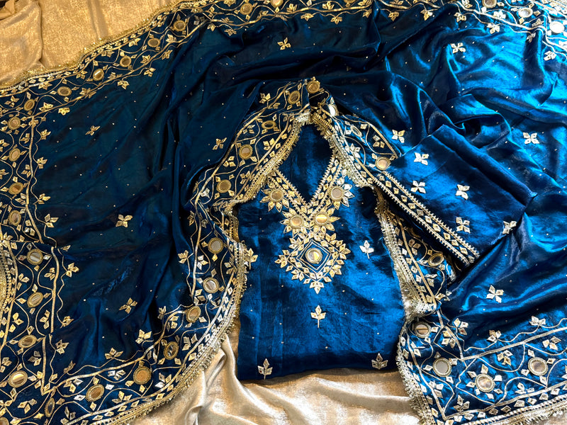 Gota Patti suit |  | Karishma Emporium | Elegance in Making Pure Zardozi Women wear