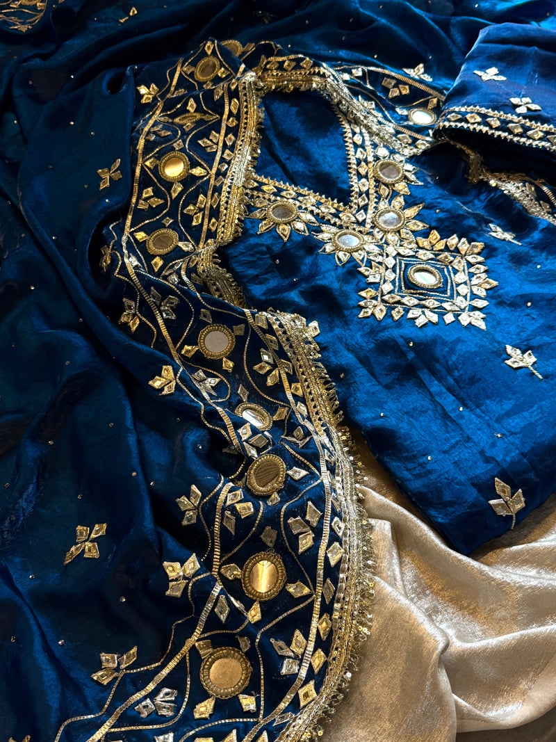 Gota Patti suit |  | Karishma Emporium | Elegance in Making Pure Zardozi Women wear