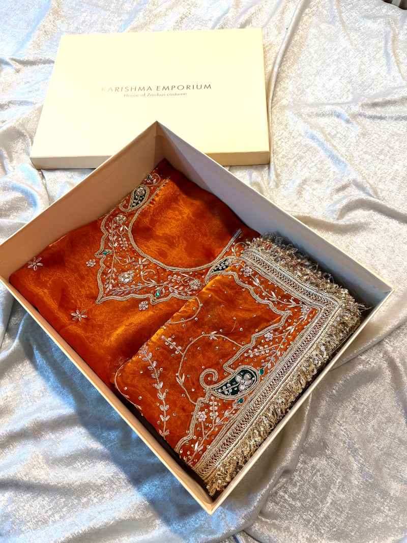 Punjabi suit |  | Karishma Emporium | Elegance in Making Pure Zardozi Women wear
