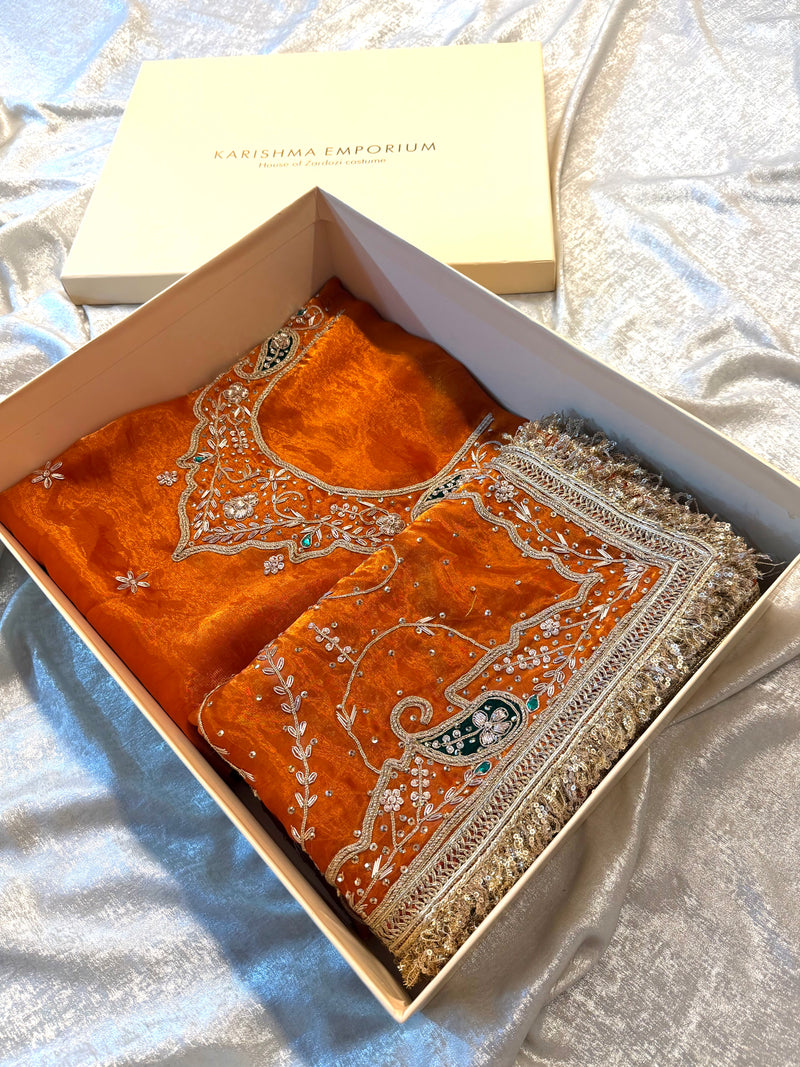 Punjabi suit |  | Karishma Emporium | Elegance in Making Pure Zardozi Women wear