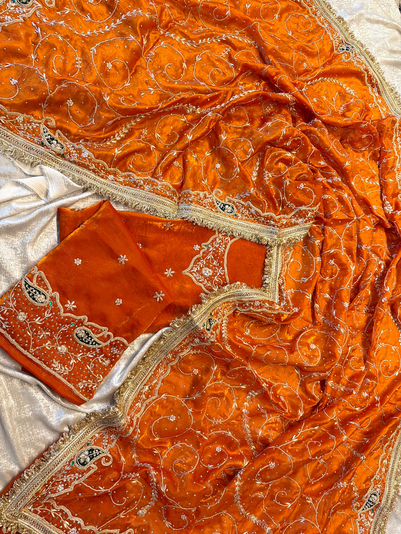 Punjabi suit |  | Karishma Emporium | Elegance in Making Pure Zardozi Women wear