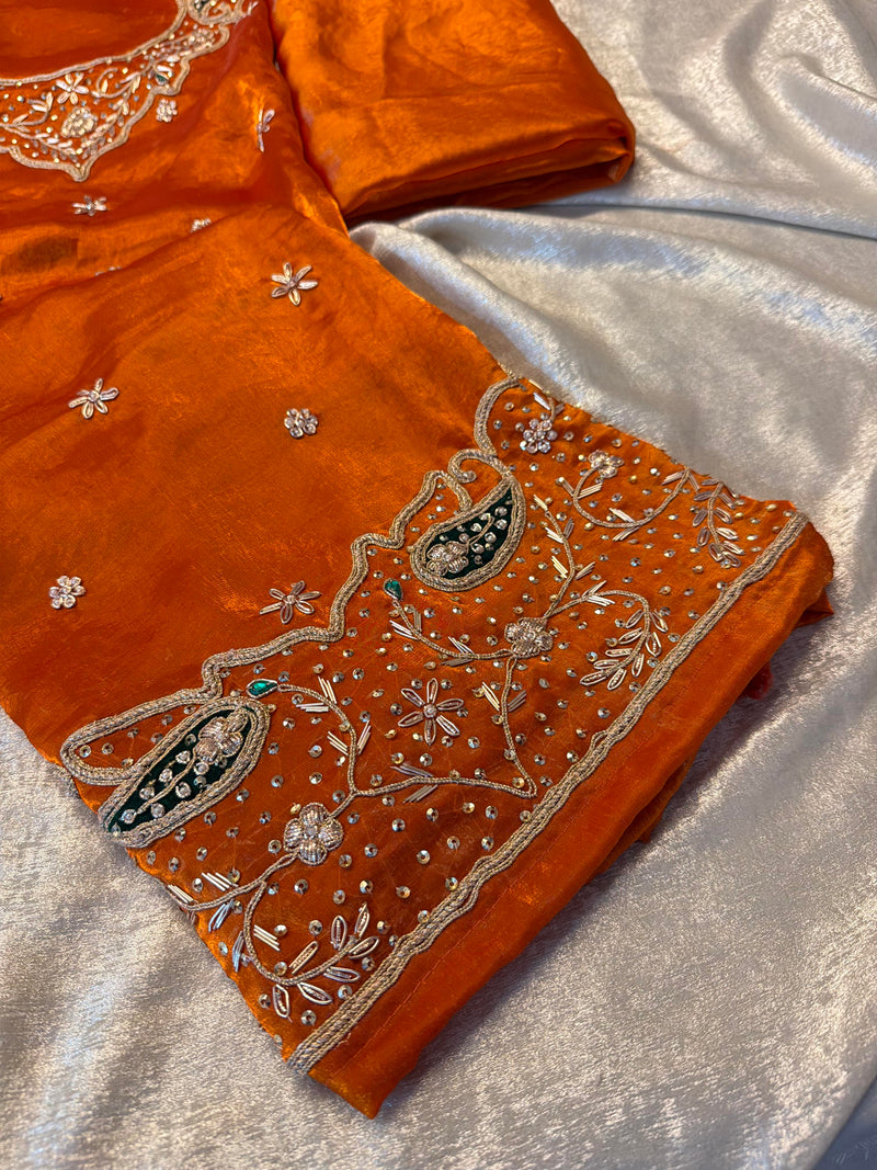 Punjabi suit |  | Karishma Emporium | Elegance in Making Pure Zardozi Women wear