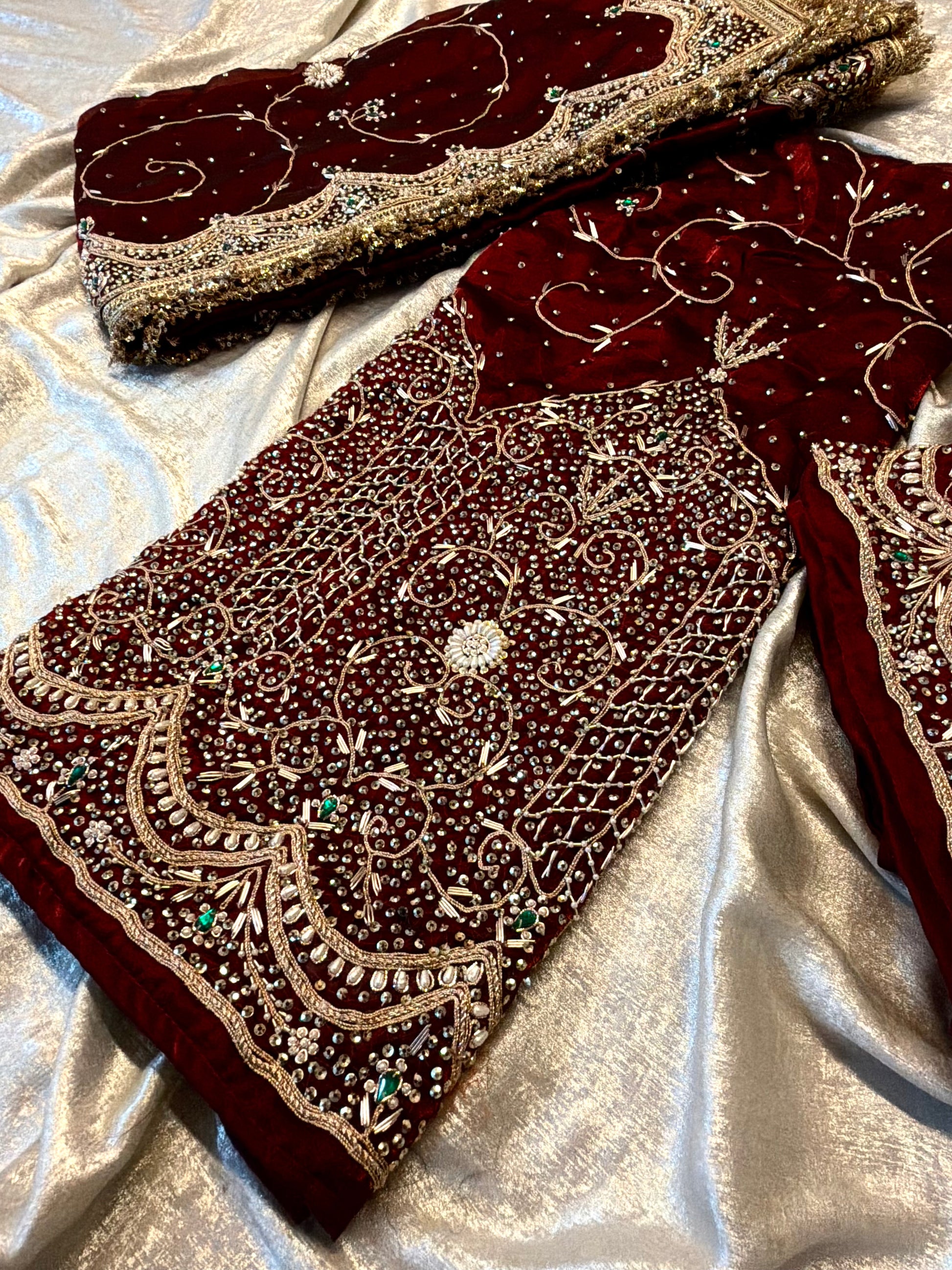 Punjabi suit |  | Karishma Emporium | Elegance in Making Pure Zardozi Women wear