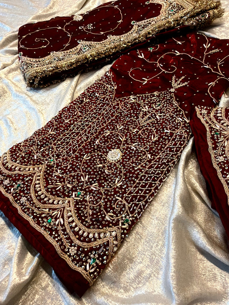 Punjabi suit |  | Karishma Emporium | Elegance in Making Pure Zardozi Women wear