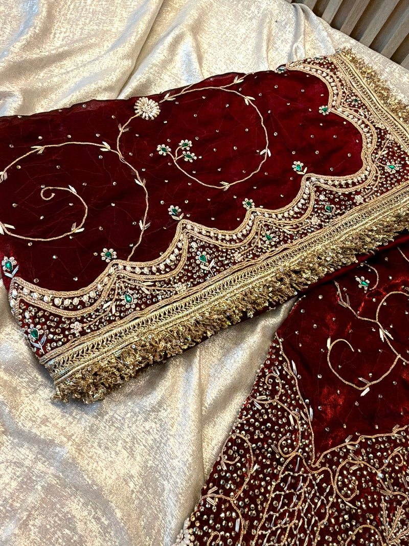 Punjabi suit |  | Karishma Emporium | Elegance in Making Pure Zardozi Women wear