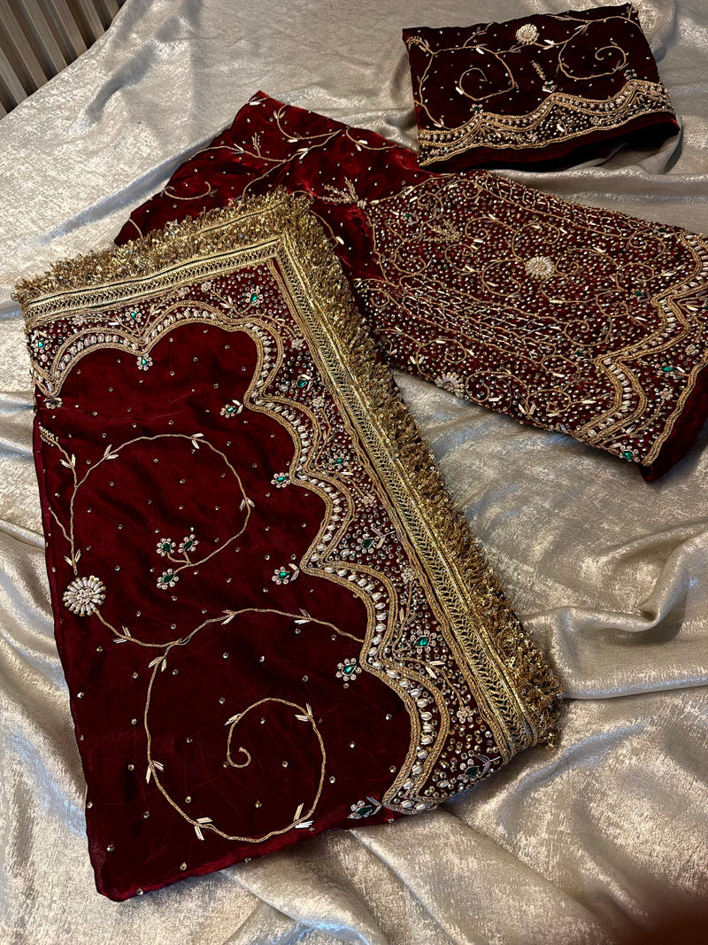 Punjabi suit |  | Karishma Emporium | Elegance in Making Pure Zardozi Women wear