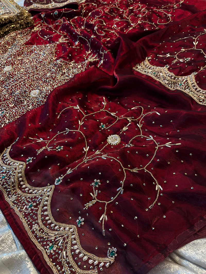 Punjabi suit |  | Karishma Emporium | Elegance in Making Pure Zardozi Women wear